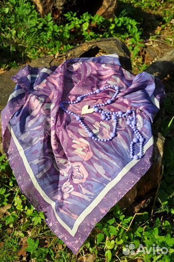 Шелковый платок новый