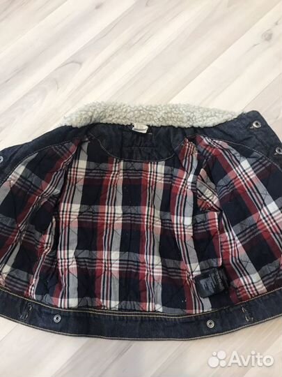 Куртка H&M джинсовка 92