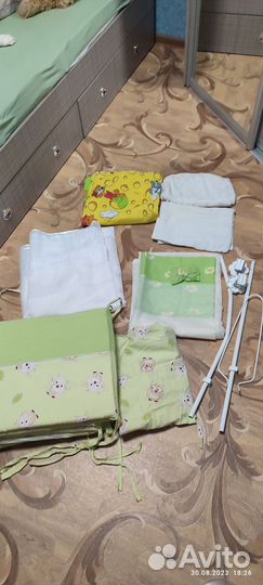 Бортик, балдахин, держатель балдахина