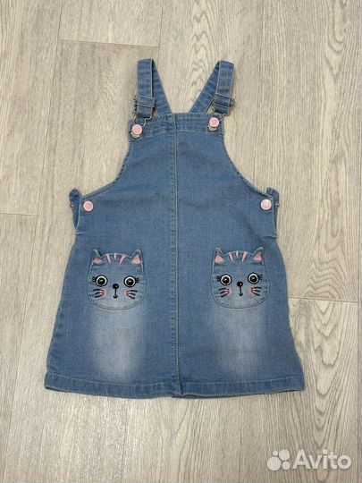 Джинсовый сарафан 110р
