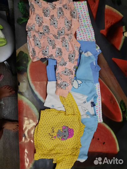 Детские вещи пакетом для девочек от 0 до года