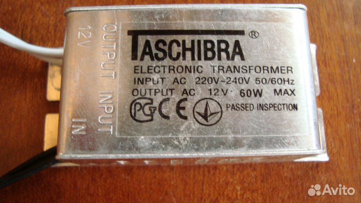 Понижающий трансформатор 220v/12v 60w