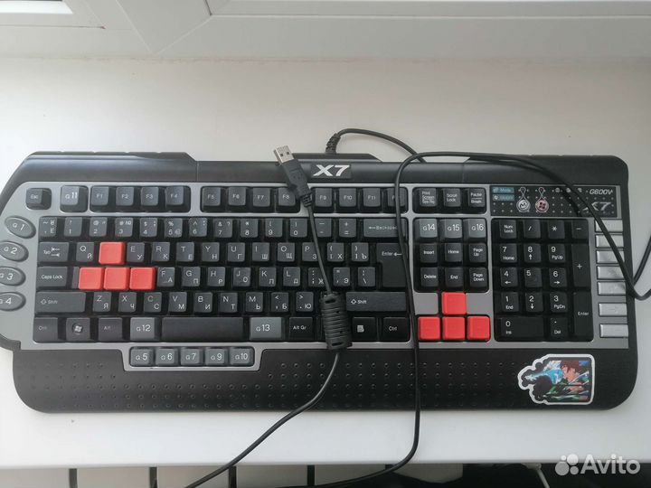 Клавиатура проводная A4Tech X7-G800V