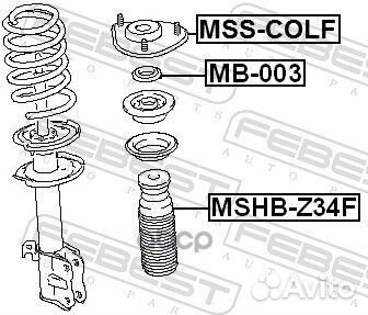 Подшипник опоры переднего амортизатора MB003