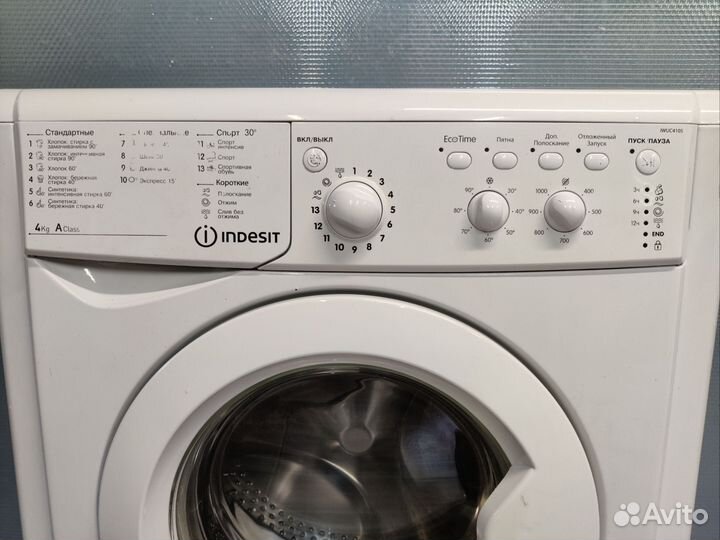 Indesit 4кг 1000 об узкий