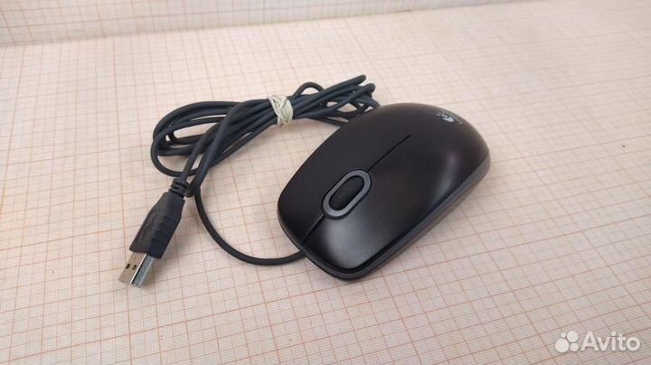 Мышь проводная Logitech M-U0026, б/у
