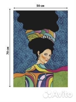 Постер-картина на холсте, на подрамнике