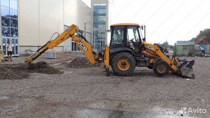 Услуги экскаватора погрузчика JCB 3CX