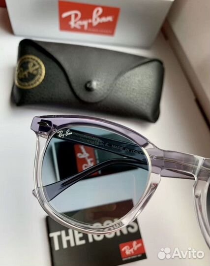 Солнцезащитные очки ray ban Hawkeye прозрачные