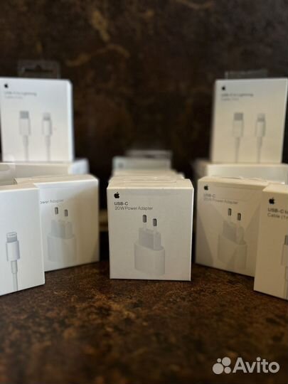 Адаптер питания для Apple 20W USB-C + провод