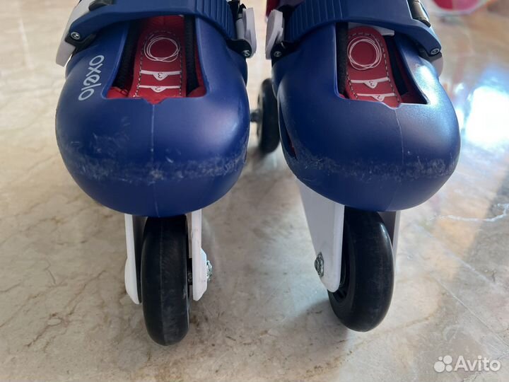 Ролики раздвижные детские decatlon 26-28