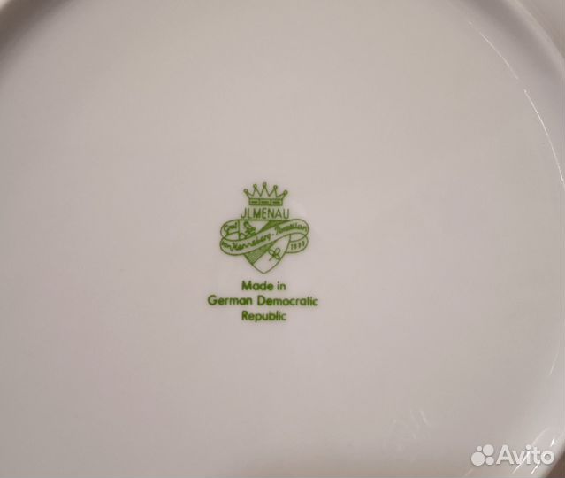 Столовый сервиз на 6 персон гдр Jlmenau