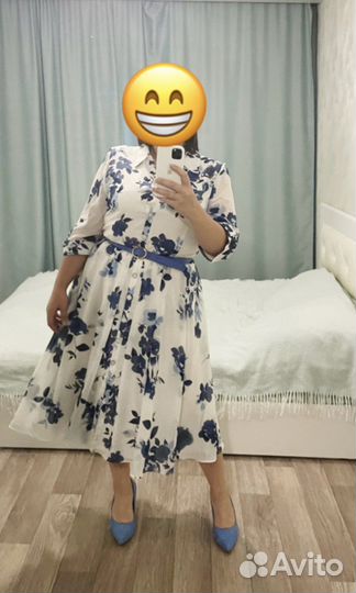 Прекрасное воздушное женственое корейское платье