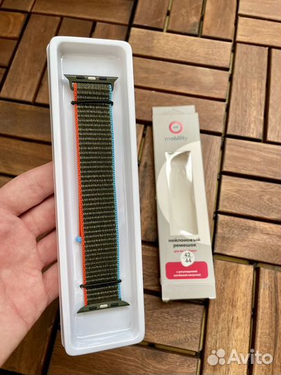 Ремешок MB S8/SE 42/44/45 Apple Watch оливковый