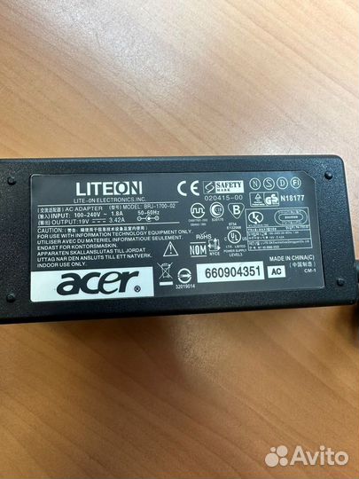 Блок питания для ноутбука acer