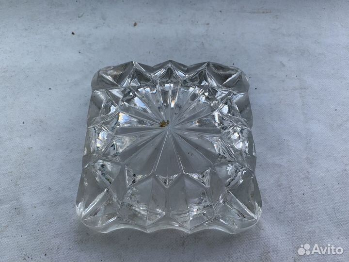 Хрустальная пепельница СССР