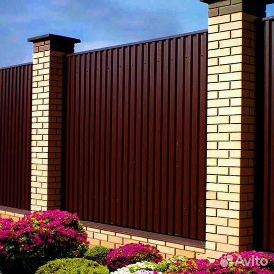 Забор из профнастила