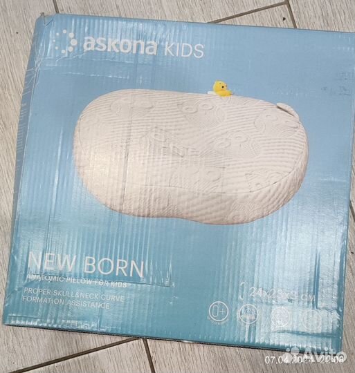 Подушка ортопедическая Ascona kids new born