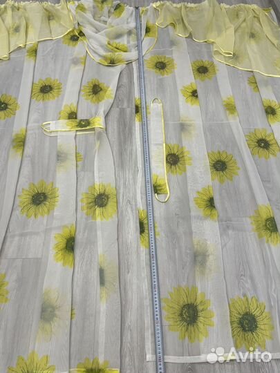 Тюль кухонная