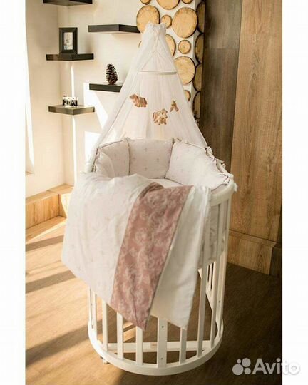Бортики, одеяло, подушку, кпб в кроватку. Новое