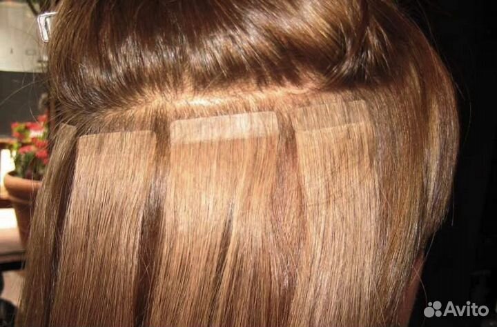 Наращивание волос, капсульное, ленточное