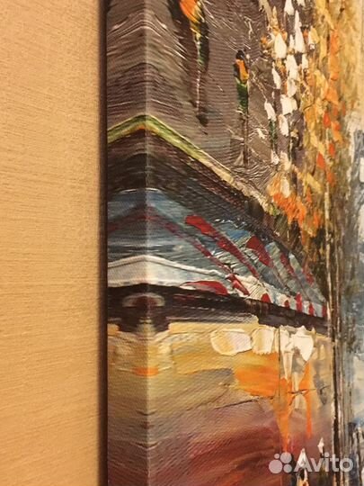 Картина Икеа на холсте Париж 50x50 см