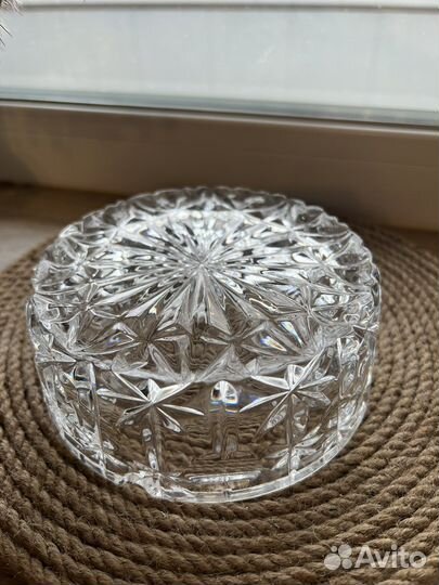 Конфетница хрусталь СССР