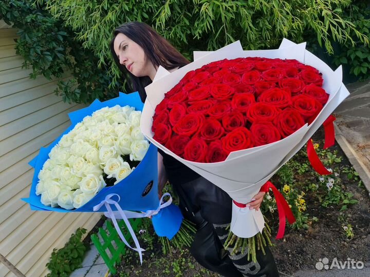 Розы в Липецке 55 роз