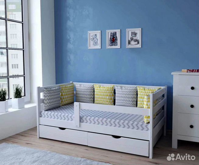 Односпальная кровать софа из массива