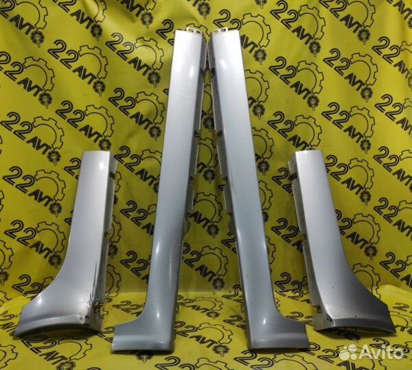 Накладки на порог обвес комплект Nissan Primera