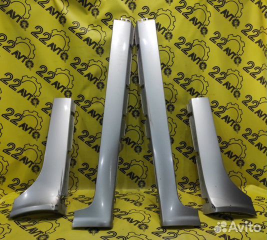 Накладки на порог обвес комплект Nissan Primera