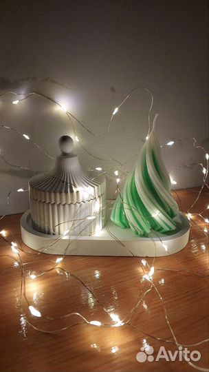 Свечи ручной работы из соевого и кокосового воска