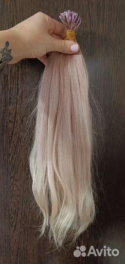 Волосы для наращивания блонд