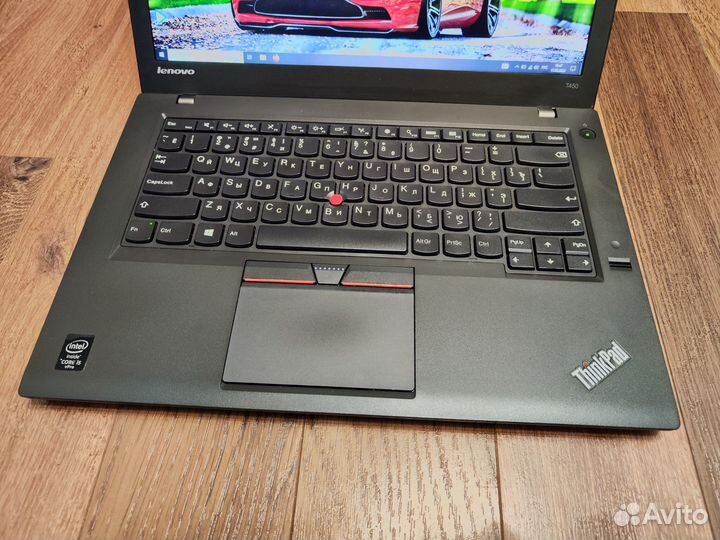 Lenovo thinkpad T450(14 дюймов,I5 5300,8гб,256SSD)