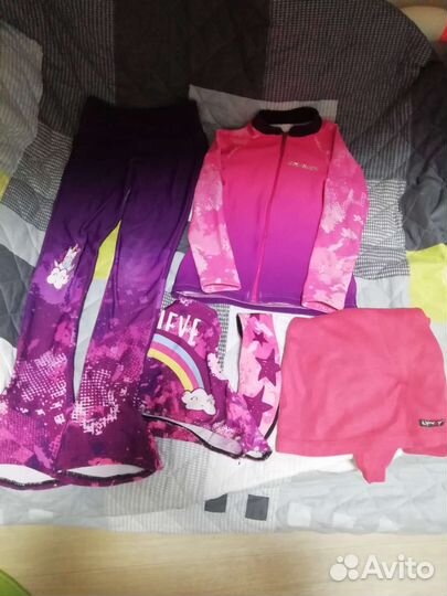Кофта, повязка на голову, чехлы на коньки р122
