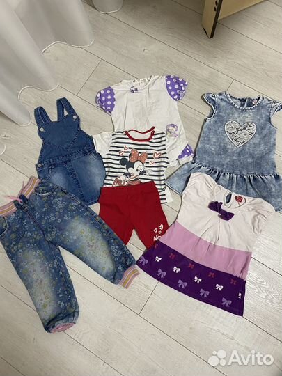Детская одежда для девочек пакетом