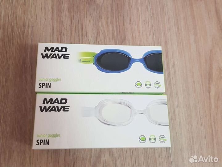 Очки для плавания mad wave детские