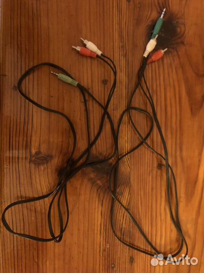 RCA Mini Jack Stereo Video Тюльпан кабель