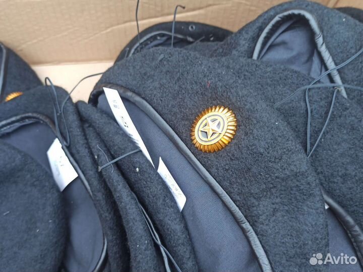 Берет черный военный бтк