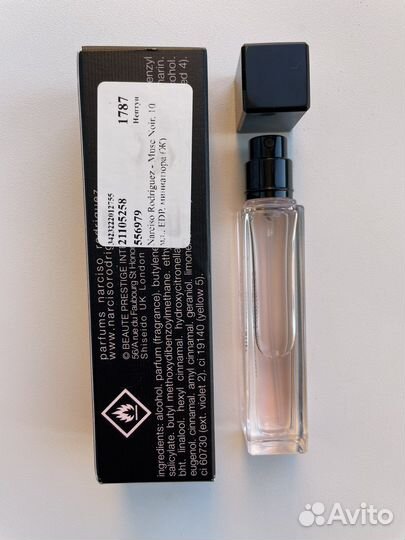 Оригинал. Парфюмерия Narciso Rodriguez Musc Noir