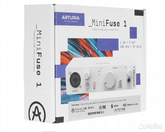 Продам внешнюю звуковую карту Arturia MiniFuse 1
