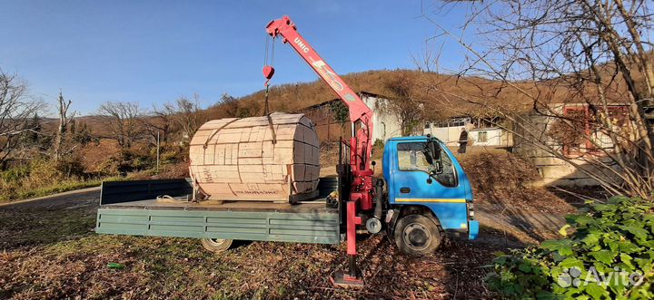 Аренда и услуги манипулятора, стрела 3 т, 10 м, борт 5 т, 5.2 м