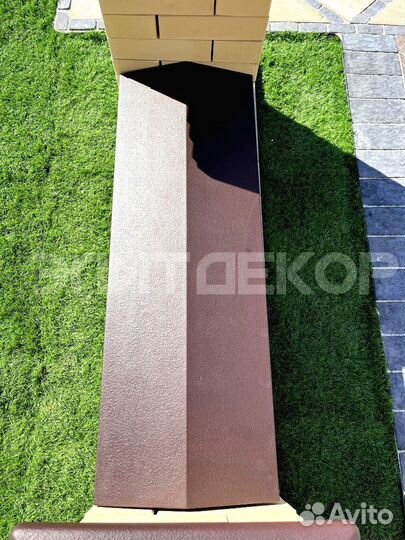 Парапет на забор из бетона