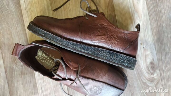 Ботинки кожаные