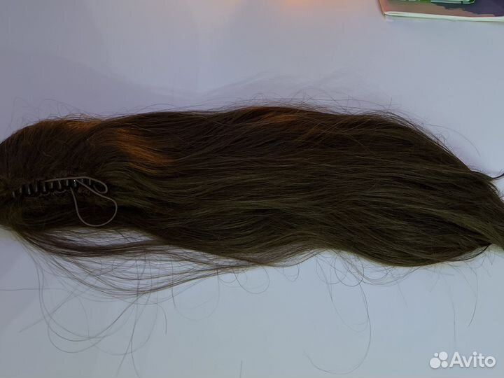Волосы на заколке искусственные