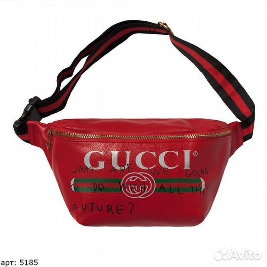 Бананка gucci красная