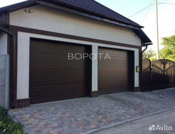 Ворота Гаражные Подъёмные Секционные Установка Мон