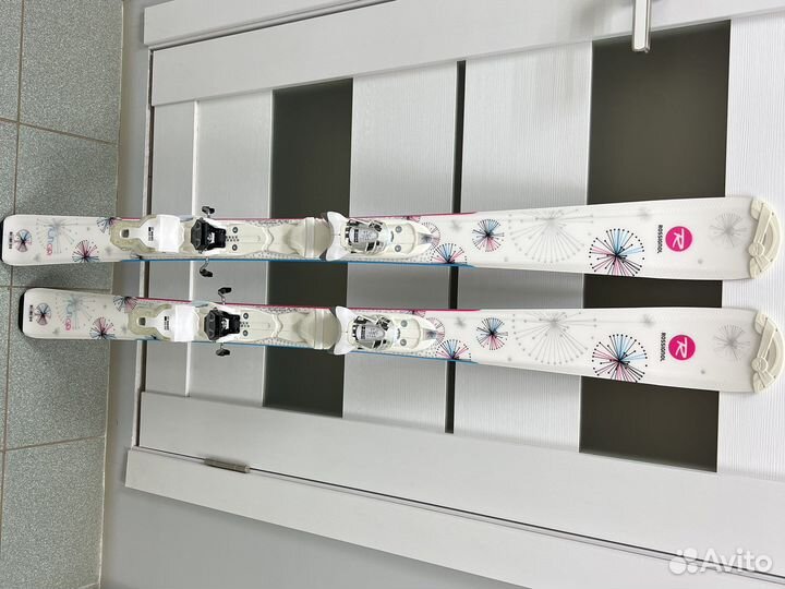 Горные лыжи детские Rossignol 130 см,ботинки