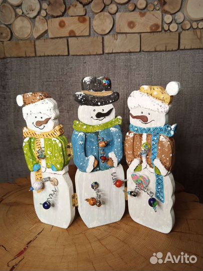 Снеговики три в одном