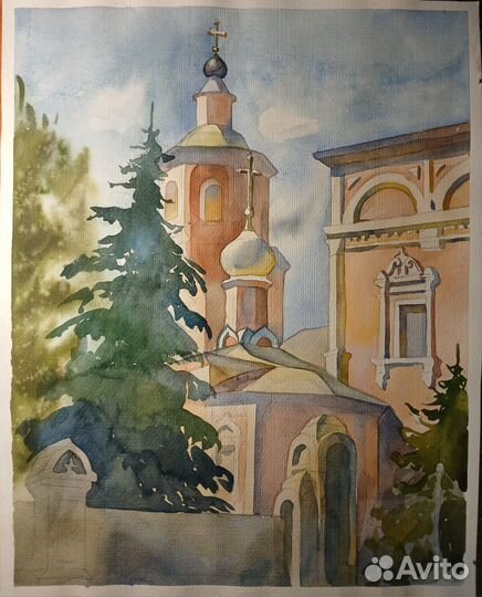 Пейзаж Акварелью